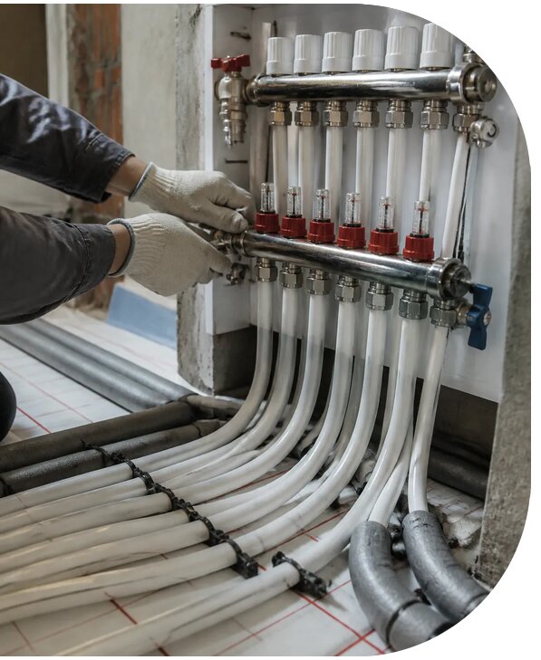 Монтаж труб отопления для дома и объектов в Людинове под ключ